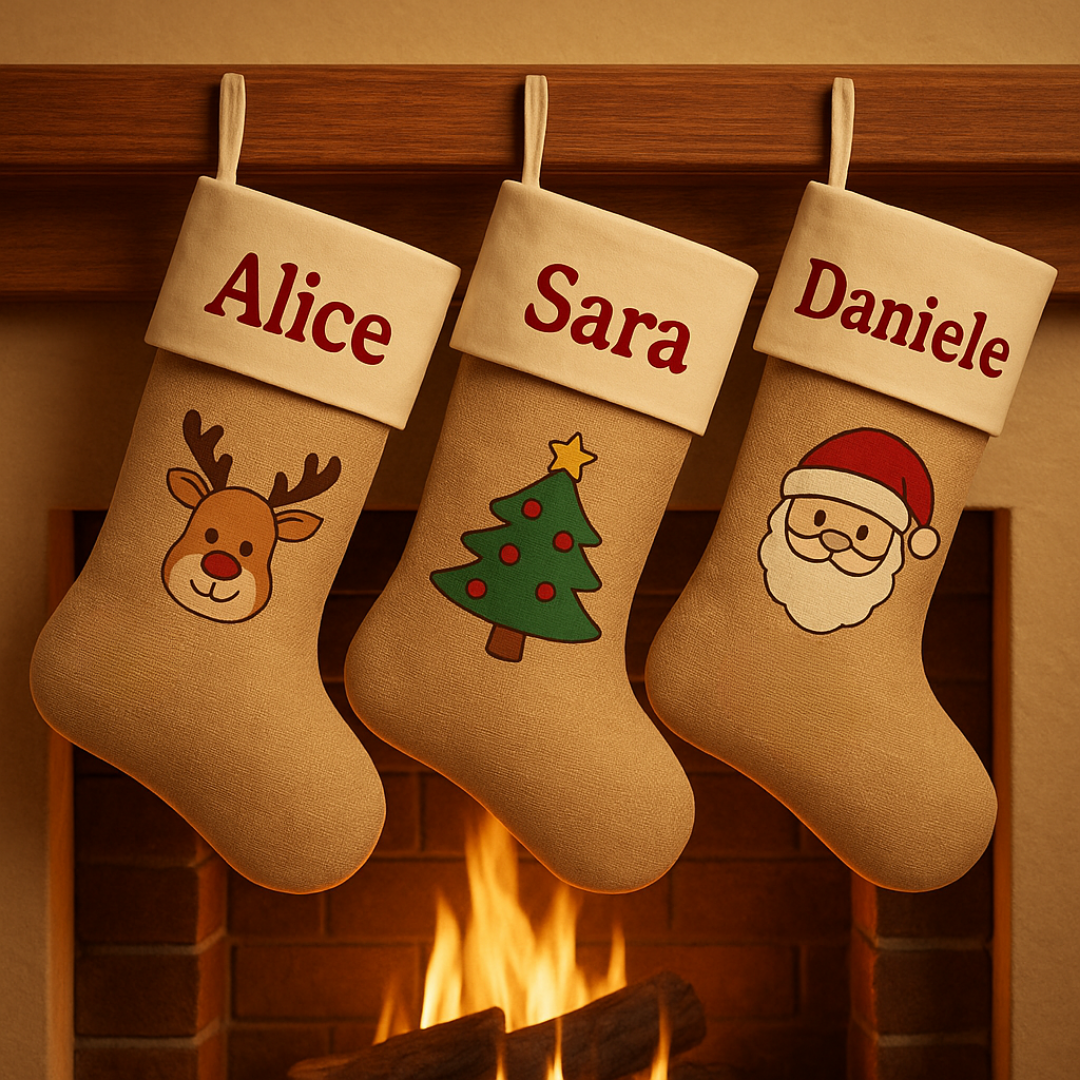 Calza della Befana Personalizzata con Nome – Idea Regalo Epifania, Bambini