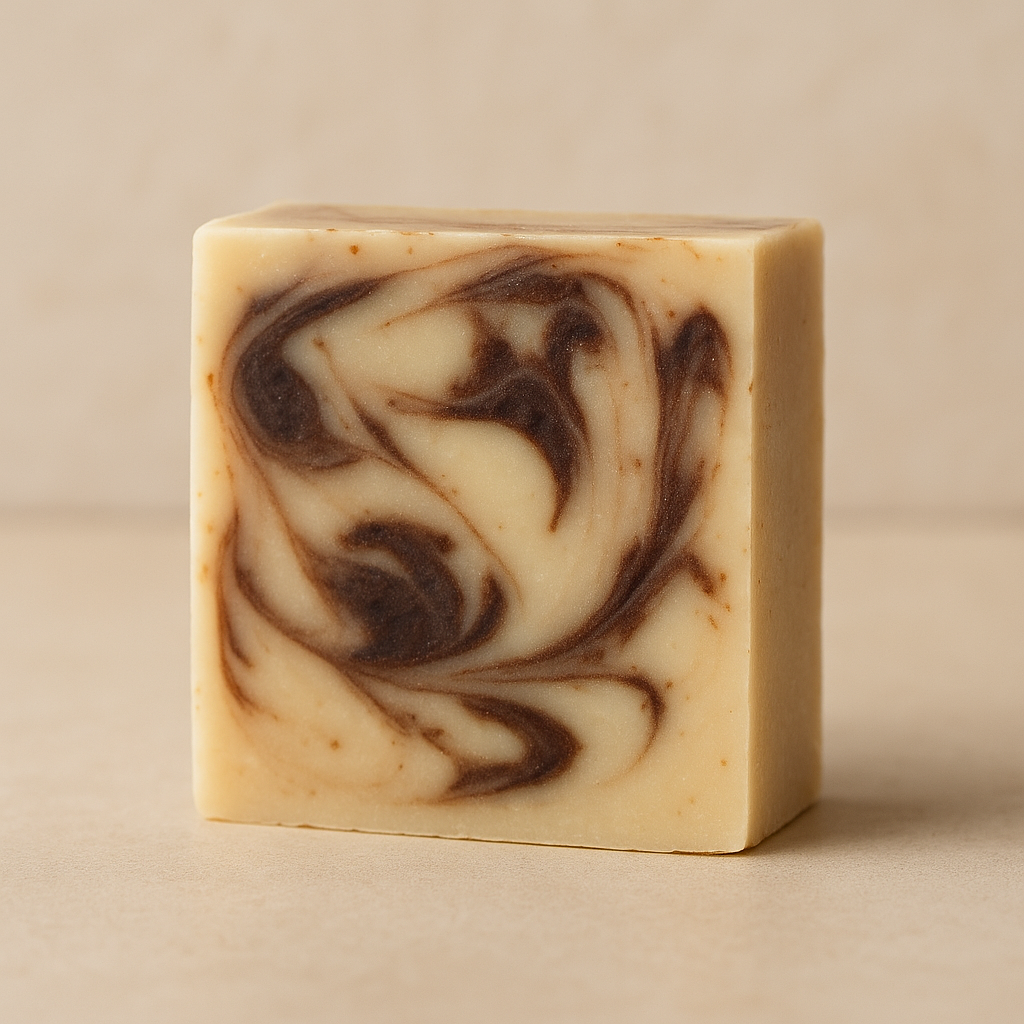 Sapone artigianale fetta profumata e colorata