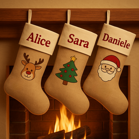 Calza della Befana Personalizzata con Nome – Idea Regalo Epifania, Bambini